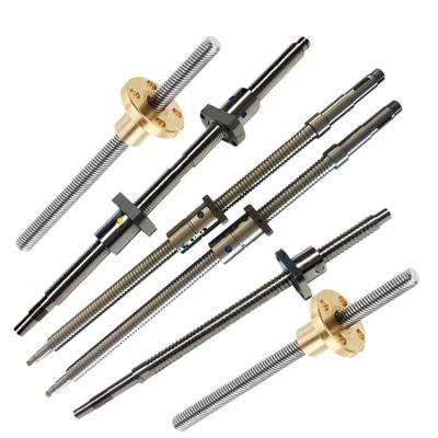 China Automatic Machinery Brass Ball Screwed Breaking Screw C2 Precision C3 Ballscrew 20Mm Ground Ballscrews Single Nut Sfu3210 C5 Rolled Actuator Ccm for sale