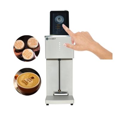 China Single Tray Wifi With Cauco Ce Touch Screen Snack Coffee Printer People Face Refillable Support Printing Machine Edible Ink for sale