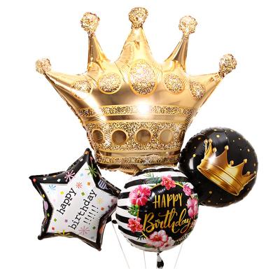 China Latex Mylar Foil Mylar Foil Happy Birthday Balloon | Inflatable Party Decor and Event Decorations for Kids and Adults | Reusable and eco-friendly fun for sale