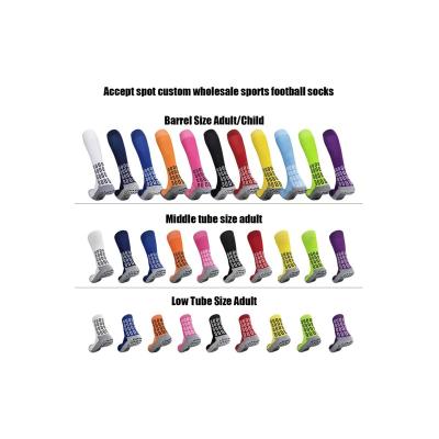 China Wholesale Custom Anti-Bacterial Anti-Bacterial Stain Non-Slip Grip Protective Football Socks Training Breathable Over - Knee Stocking Sports Football Socks for sale