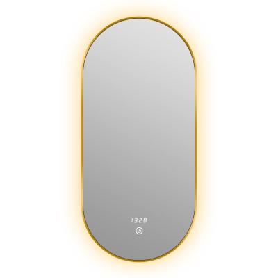 China Bathroom Mirror Cabinet Smart Touch Control Magnifying Lighted Wall Mounted Corner Hotel Bathroom Mirror Cabinet , Home Hotel Bathroom Decoration CE for sale