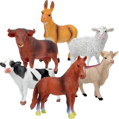 China resin farm animal figurine Easter Egg Christmas Birthday Gift Party Favor School Project for Kids Children Toddlers for sale