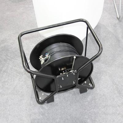 China Portable Breakout Fiber Cable Reel With 6/8Core Breakout TPU Outdoor Armored Fiber Optic Cable for sale