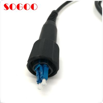 China PDLC Compatible RRH CPRI Fiber Cable IP67 Waterproof Connectors 7.0mm Wire Diameter for sale