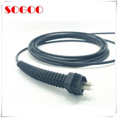 China FUFAS MM OD fiber LC OD-LC OD dual Armored Fiber Patch Cord for sale