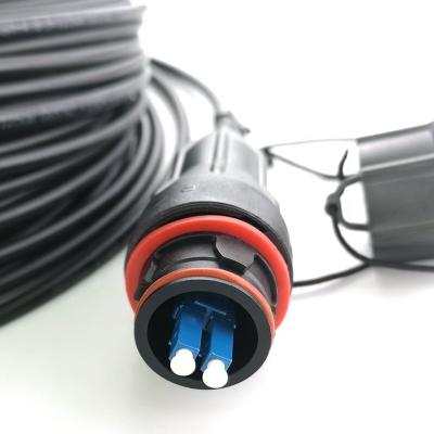 China 5G 5mm Dia FTTA Unarmored Fullaxs DLC LC Fiber Optic Patch Cord for sale