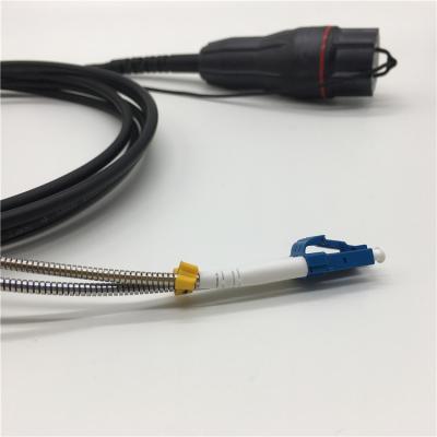 China Cable óptico de la fibra de la prenda impermeable de la defensa IP67 con Fullaxs LC para Ericsson en venta