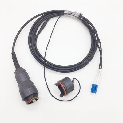 China Cable óptico Fullaxs de la fibra compatible de la prenda impermeable de Ip67 LC en venta