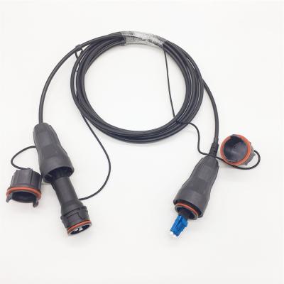 China 2 Core Fullaxs LC IP68 CPRI Optical Cable Assembly for sale