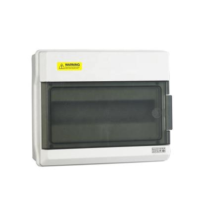 China Waterproof ABS WSPN-12 IP65 12ways Distribution Box DC Type SPD MCB Distribution Box for sale