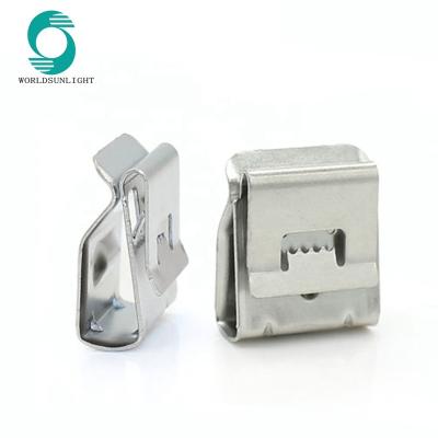 China New Arrival Solar Mounting System Stainless Steel PV Cable Clamp For Solar Cables for sale