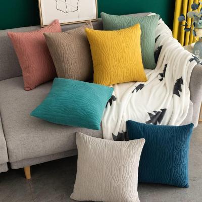 China High Quality Viable Sofa Replacement Cushion Covers Home Decoration Geometric Stripe Tile Cases Cushion Covers Manufacturer for sale