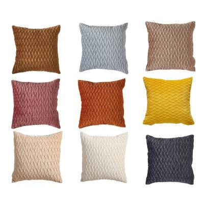 China Viable Home Decorative Cushion Covers Bedroom Pillow Cover Velvet Tile Chair Cover For Bedroom Sofa Living Room Living Room for sale