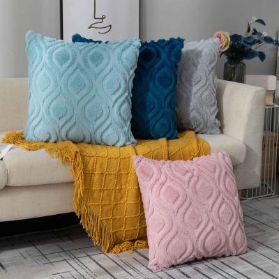 China Cotton Sustainable Fiber Fleece Sofa Cushion Covers Decorative Pv Single Tile Covers Home Decor For Quilting Craft for sale