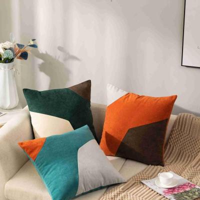 China Wholesale Custom Modern Luxury Flannel Cushion Case Viable Cover Single Square Pillow Case Pillow Case for sale