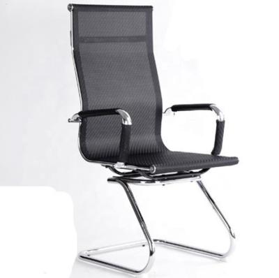 China Ergonomic Executive Office Chair Mesh High Back Computer Chair Without Wheels for sale