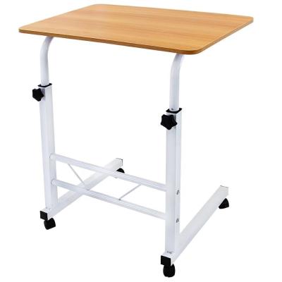 China Mini Computer Table (Height) Height Adjustable Table Adjustable Desk Stand Laptop Computer Table with Wheels for sale