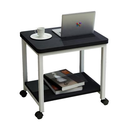 China Multifunctional small size laptop rotation table with wheels for sale