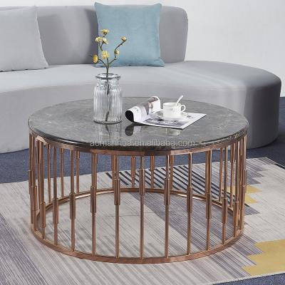 China Modern luxury design center tables durable bronzed stainless steel coffee table metal frame for sale for sale