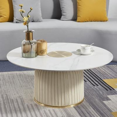 China Modern Italy Style Modern Design Tea Table Marble Top Coffee Tables Luxury Home Center Table Good Quality Living Room Table for sale