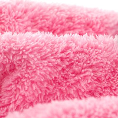 China QUICK DRY double sides microfiber coral fleece towel fabric in rolls export to Vietnam for sale