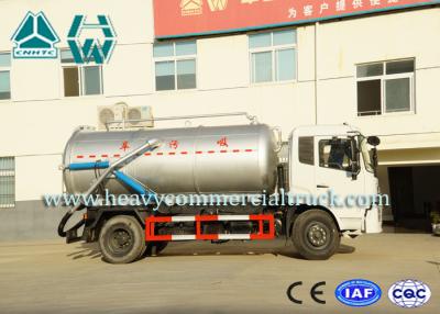 China Manual Fast Cleanning Energy Saving Sewage Suction Trucks With Vacuum Pump for sale