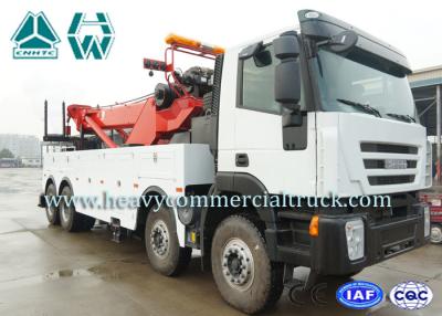 China LHD Multi - Way Valve 50 Tons Wrecker Tow Truck To Remove Obstacles for sale