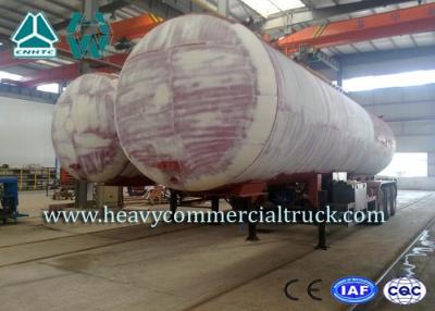 China 45M3 3 Axles Heavy Duty Lpg Propane Gas Tank Trailer With Air Suspension for sale