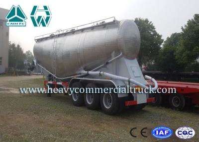 China Aluminum Alloy Bulk Cement Tanker Trailer With WABCO ABS Braking System for sale