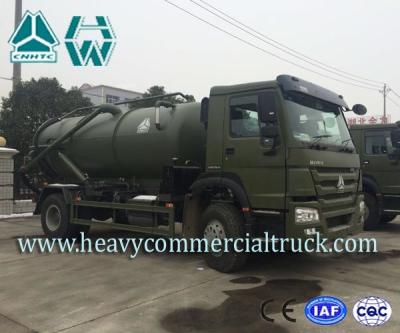 China A sução sanitária da água de esgoto do vácuo transporta o controle bonde 16 CBM 266 HP de 12 toneladas à venda