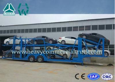 China 12 Vehicle Large Capacity Car Transporter Trailer 8 Piece Leaf Spring for sale