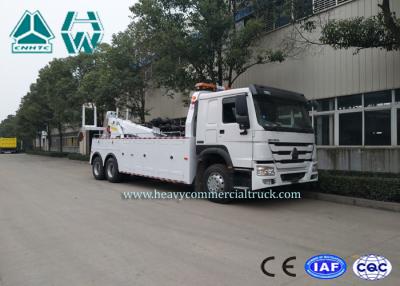 China LHD Multi - Way Valve HOWO 6 × 4 Road Recovery Wrecker Tow Truck 371H for sale