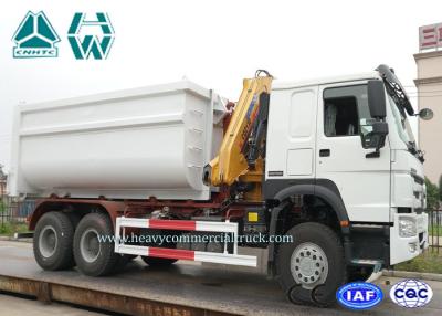 China Small Dustbin Movable Hook Arm Garbage Collection Vehicles Sinotruk Howo 4 X 2 3Cbm for sale