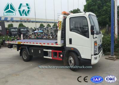 China Right Hand Drive Howo 4 x 2 Wrecker Tow Trucks For Car Transporter for sale