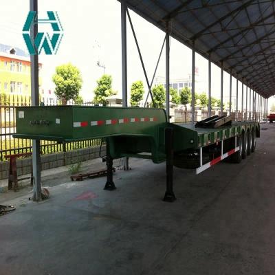 China Multi Axles Low Bed Semi Trailer For Highway Construction Equipment for sale