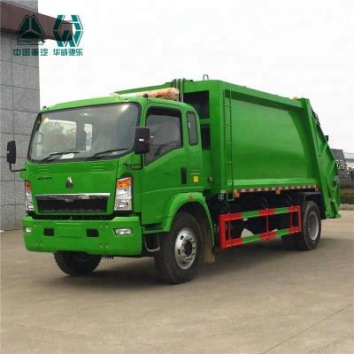 Chine Camions de compacteur de déchets de HOWO 4x2 10 CBM pour la collecte des déchets 78500X2400X3150 à vendre