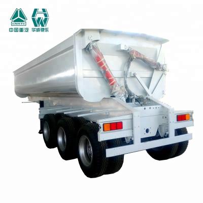 China Heavy Duty Construction Tipper Semi Trailer For Cartage Raw Mining Products for sale