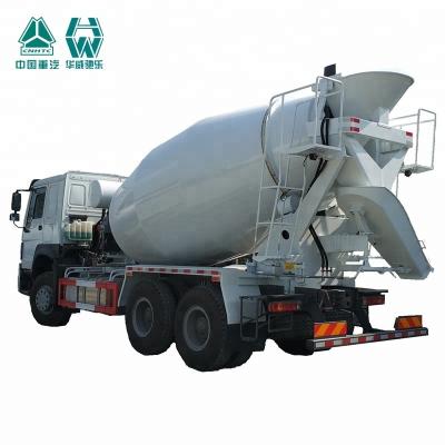 China Flexible HOWO Transit Mixer / Left Driving Front Discharge Concrete Truck for sale