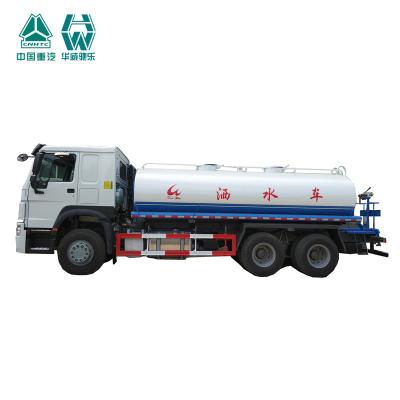 China Custom Made Water Tank Truck With Engine Driven Gearbox 336hp 6X4 20cbm for sale