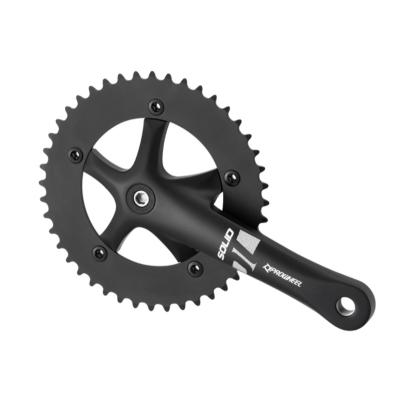 China Wholesale Fat Bike Fixed Gear Bicycle Parts 170mm Alloy Gear Square JIS 48T Fixie Bike Single Crank for sale