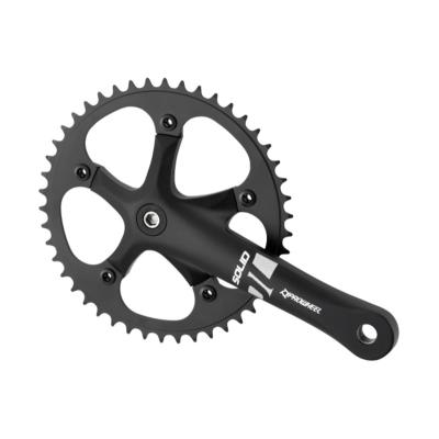 China Road Bikes OEM Aluminum Alloy Single Speed ​​165mm 48T Road Fixed Gear Bike Crankset for sale