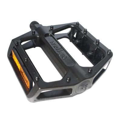 China With Mold Pin Wellgo B087 Black Aluminum Alloy MTB Mountain Bike Electric Flat Pedals for sale