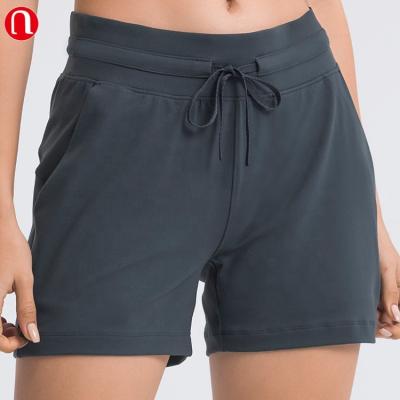 China Luluyun Apparel Fitness Sportswear Women Gym Workout Breathable Shorts For Running for sale