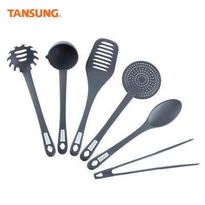 China 6PCS Sustainable Quality Non Stick Nylon Kitchen Tool Cutlery Utensil Set for sale