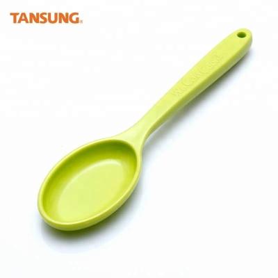 China Baby Sustainable Material Kids Kitchen PP Food Rice/Soup/Salad Scoop Plastic Spoon for sale