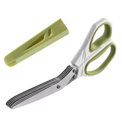 China Custom High Carbon Steel Blade Tansung Scissors Cocina Food Shallot For Kitchen Herb High Quality Antirust Scissors for sale