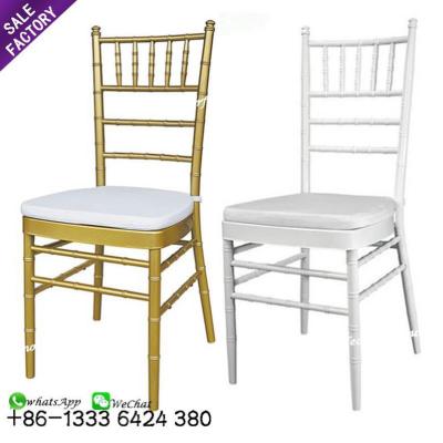 China wholesale modern gold metal tifany chairs wedding for event for sale