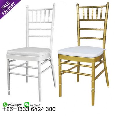 China Modern Wholesale Manufacturer Gold Metal Restaurant Dining Chair For Rental for sale