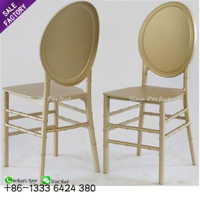 China China Stackable Stackable Gold Selling Plastic Mono Block Around Back Dining Wedding Chair for sale