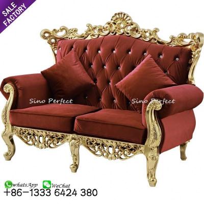 China Good China Wedding Furniture Modern Selling King And Queen Throne Red Royal Royal Chair For Event for sale